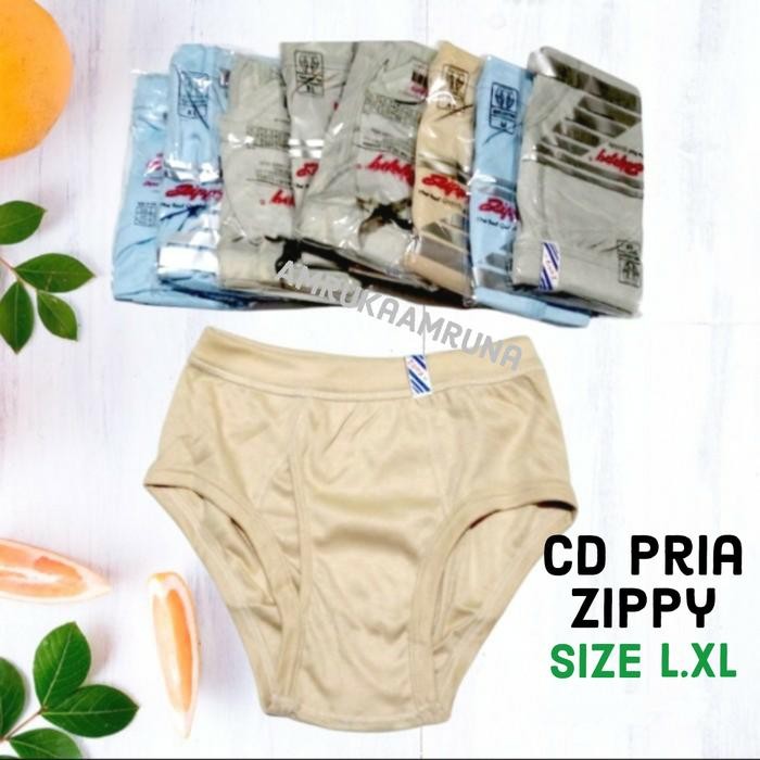 PROMO 3PCS CD PRIA ZIPPY CELANA DALAM PRIA ZIPPY CXF