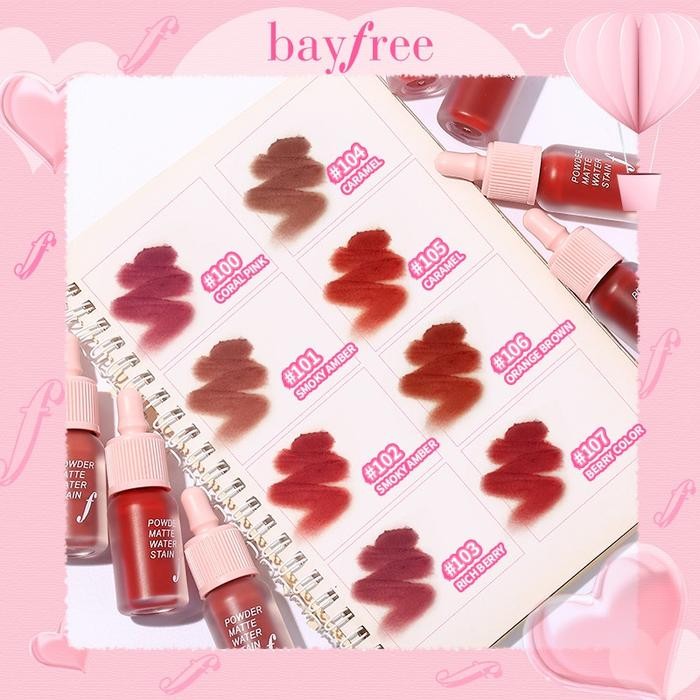 (READY&ORI) Kimuse Bayfree Powder Matte Water Stain Lip Matte BFL02