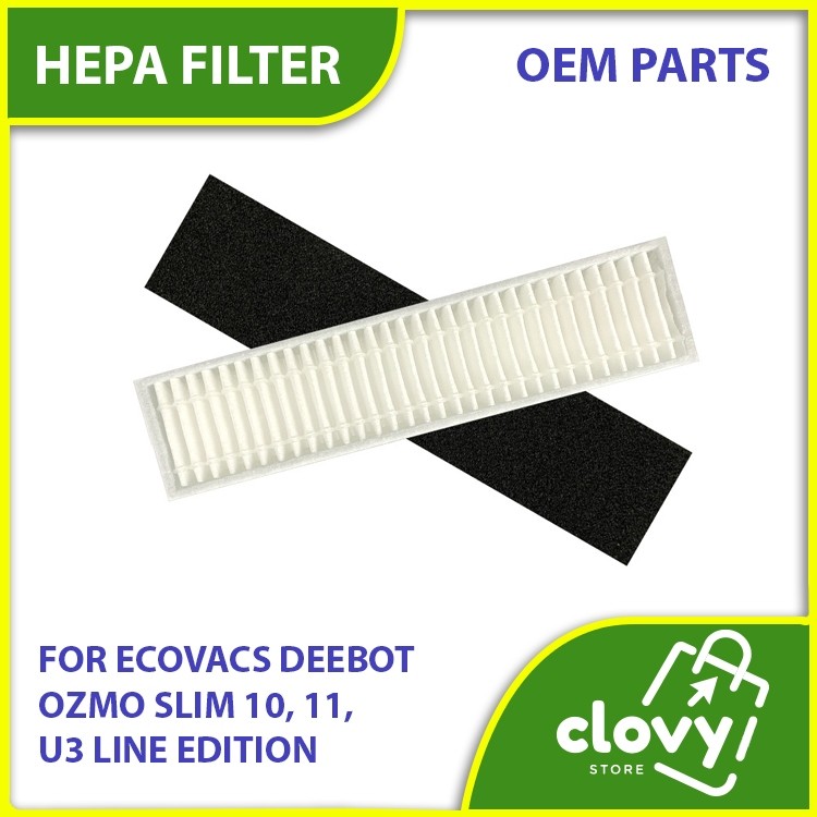 Hepa Filter for Ecovacs Deebot OZMO Slim 11, 10, U3 Line Edition