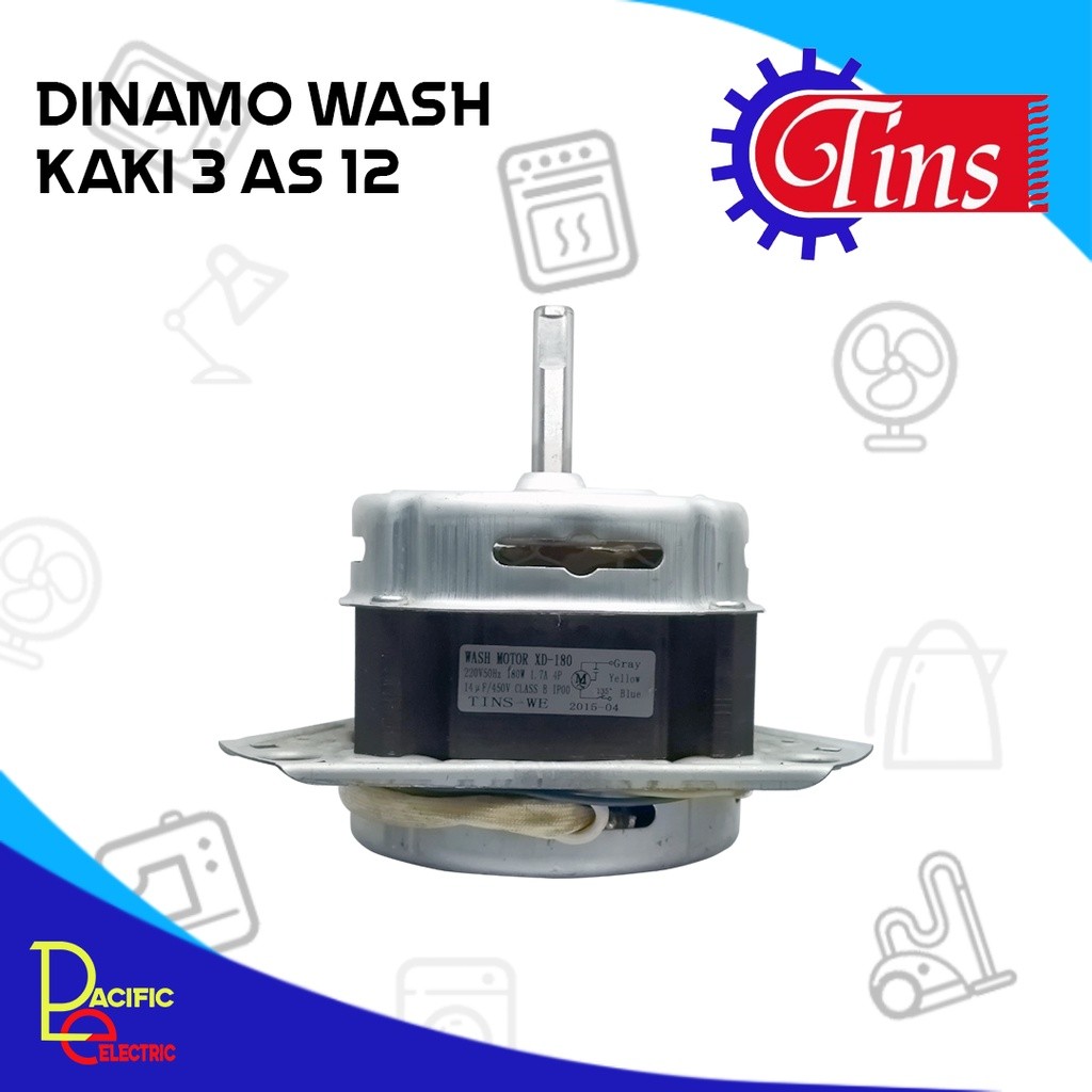DINAMO WASH KAKI 3 180 WATT DINAMO Mesin PENCUCI WASH MOTOR XD 180 Watt PENGGILING no 27