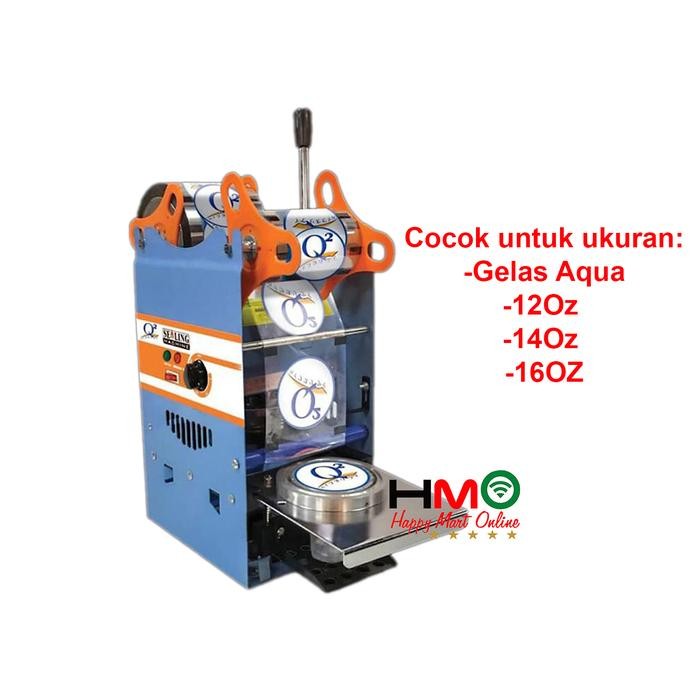 Mesin Press Gelas Plastik Mesin Cup Sealer Manual Sealing Maine Q2-8881 Q2 8881
