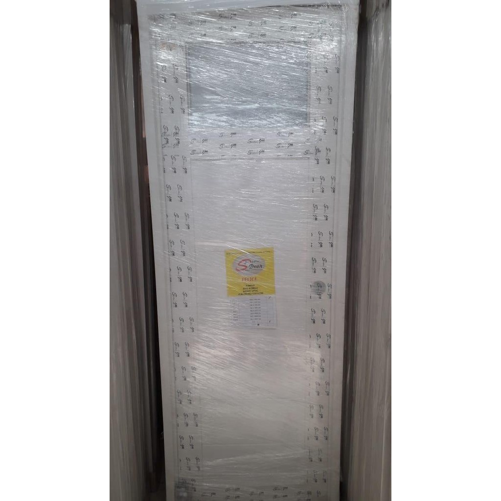Pintu Upvc/ Pintu Kamar Mandi Splus Sd1/F1 Putih 70X195Cm