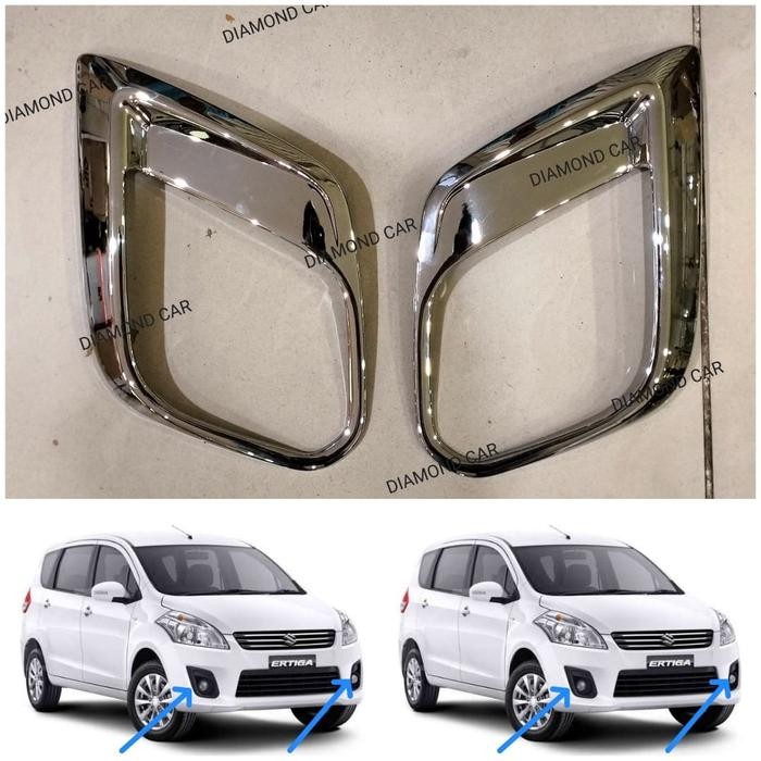 New Garnish Ring Foglamp Chrome Ertiga Lama 2013-2015