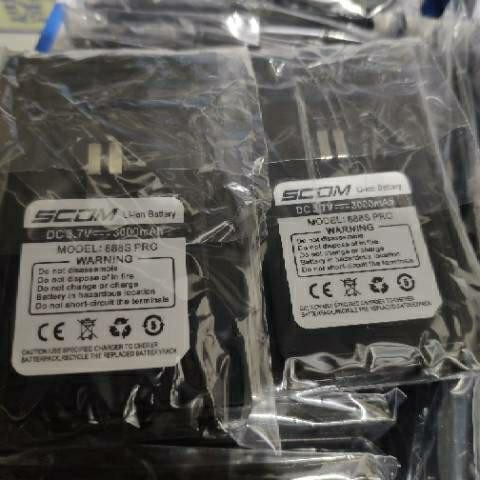 JTTOP" BATTERY BATTERAI BATERAI HT SCOM 888S PRO