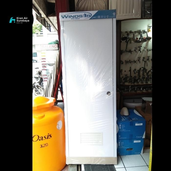 Pintu Kamar Mandi Plastik Pvc Warna Putih