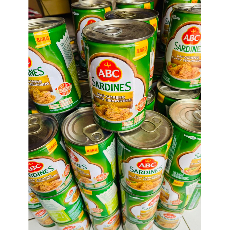 

Konter Makanan Abc Sardines Siap Goreng Bumbu Serundeng 400G Exp 2026