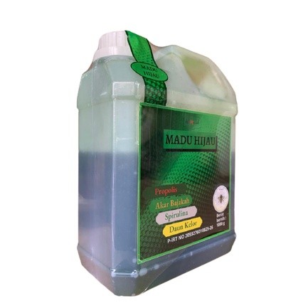 

Sensasi Lezat Best Seller Madu Herbal Hijau 1Kg Propolis, Akar Bajakah. Spirulina, Daun Kelor. Al