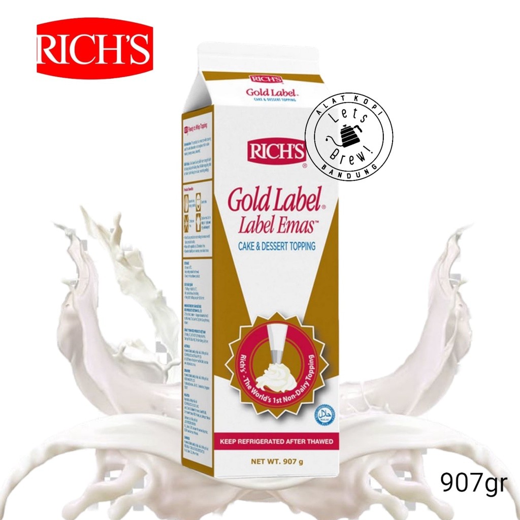 

Konter Makanan RichS Whipping Cream 907Gr / Richs Whiping Krim 907 Gr