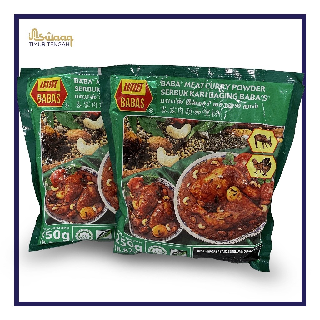 

Konter Makanan Bumbu Kari Babas Babas Meat Curry Powder 250Gr