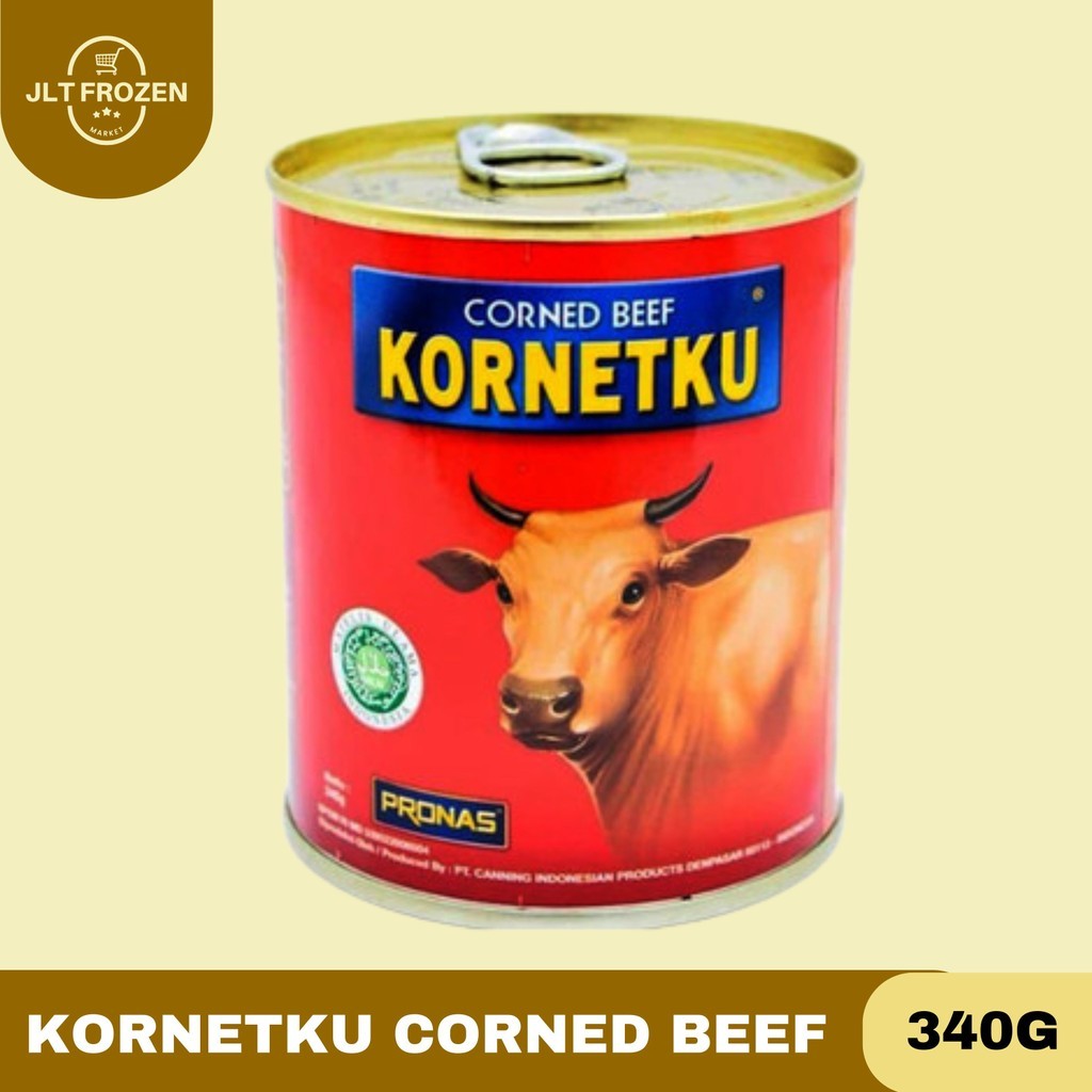 

Konter Makanan Pronas Kornetku Corned Beef / Kornet Daging Sapi 300G / 340G