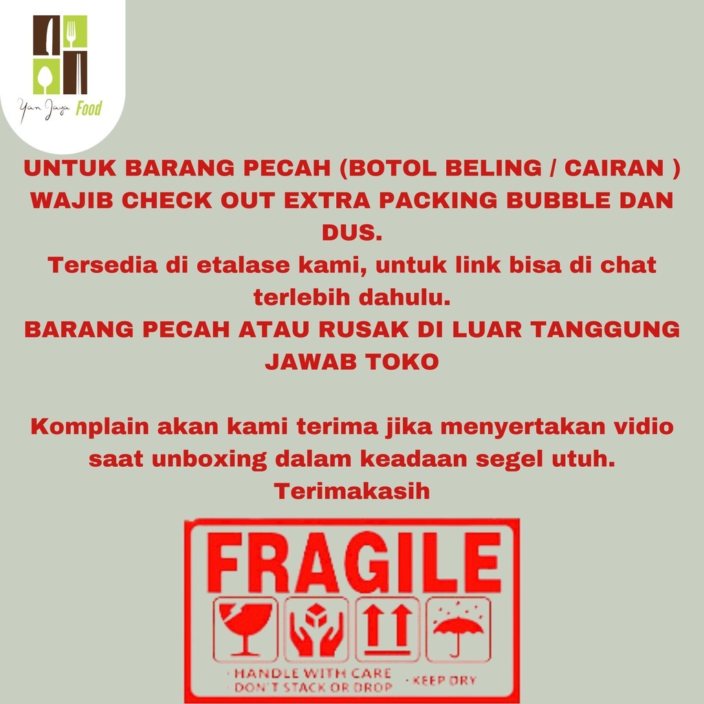 

Konter Makanan Kecap Inggeris / Inggris / Asia Harum Sedap Kemasan Botol Kaca 620Ml