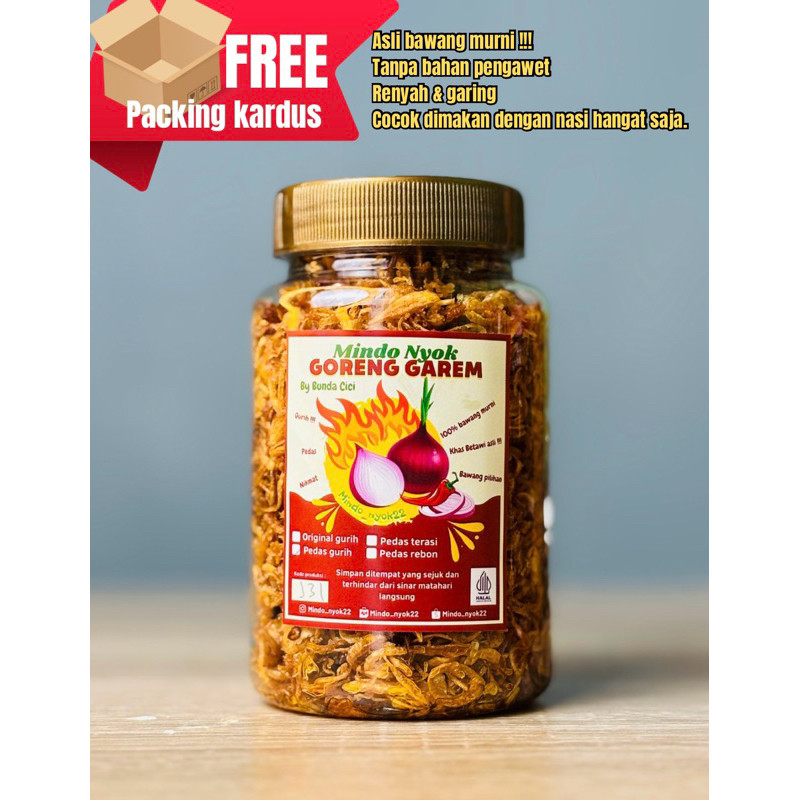 

Konter Makanan Goreng Garem Mindo_Nyok22 Khas Betawi Asli