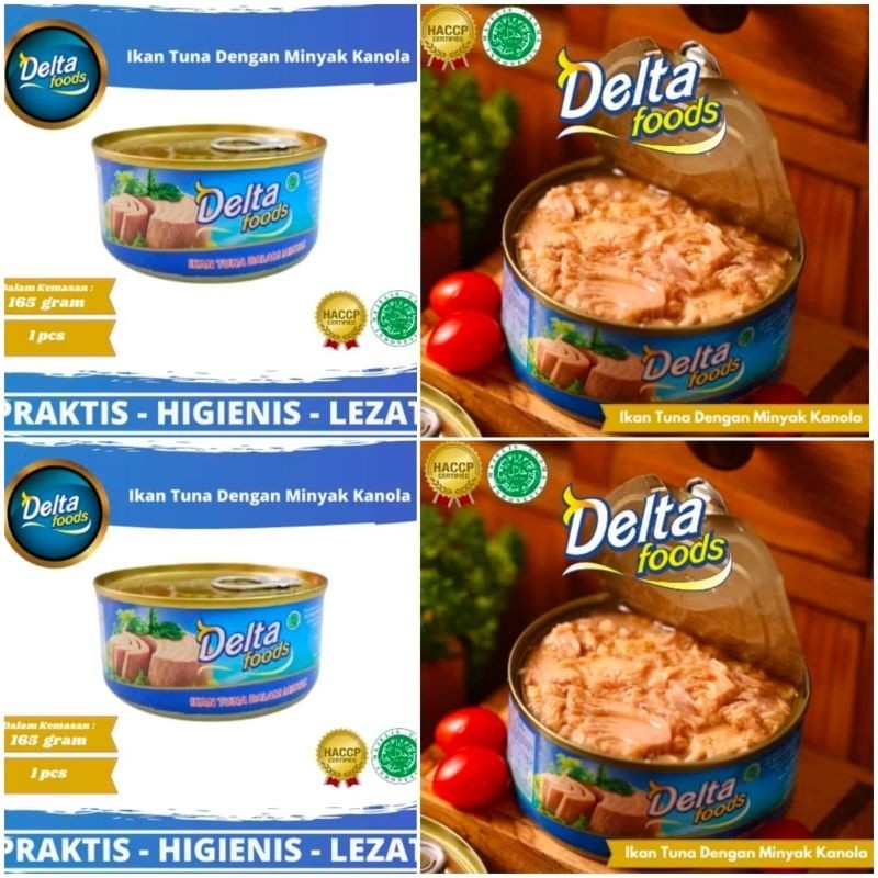

Konter Makanan Ikan Tuna Kaleng Delta Food 165Gr