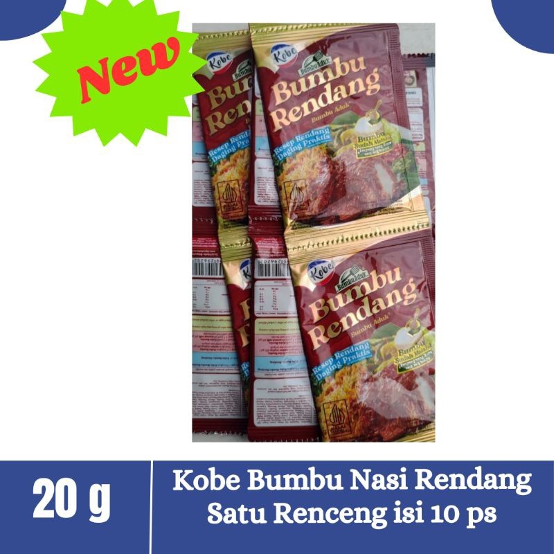 

Konter Makanan Kobe Bumbu Nasi Rendang 20 Gr