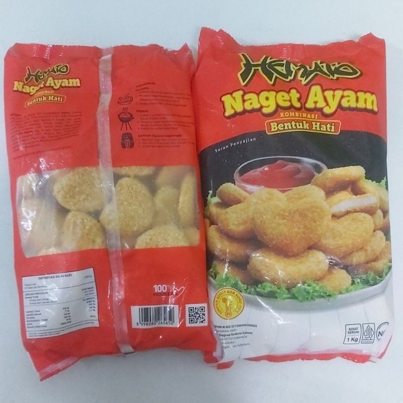 

Sensasi Lezat Hemato Naget Ayam Love 1Kg