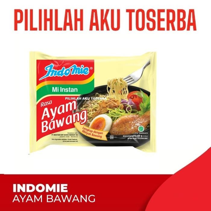 

Sale Terbatas Mie Instant Indomie Rebus Ayam Bawang - ( Harga 1 Dus )