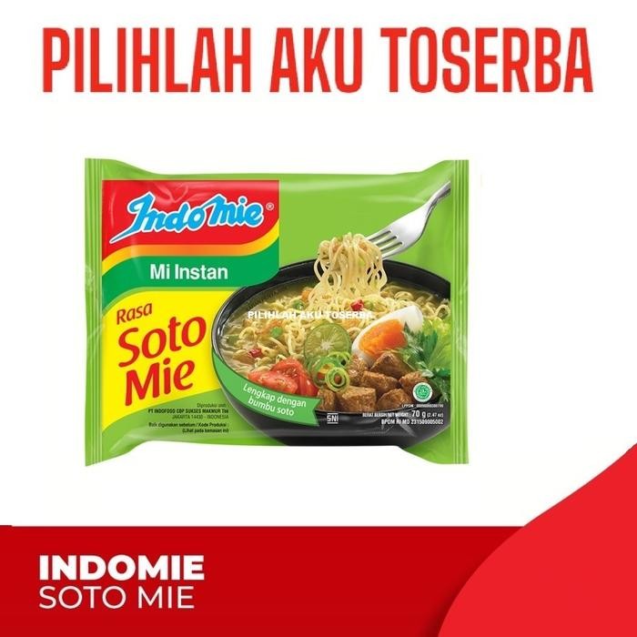 

Best Seller Mie Instant Indomie Rebus Soto Mie - ( Harga 1 Dus )