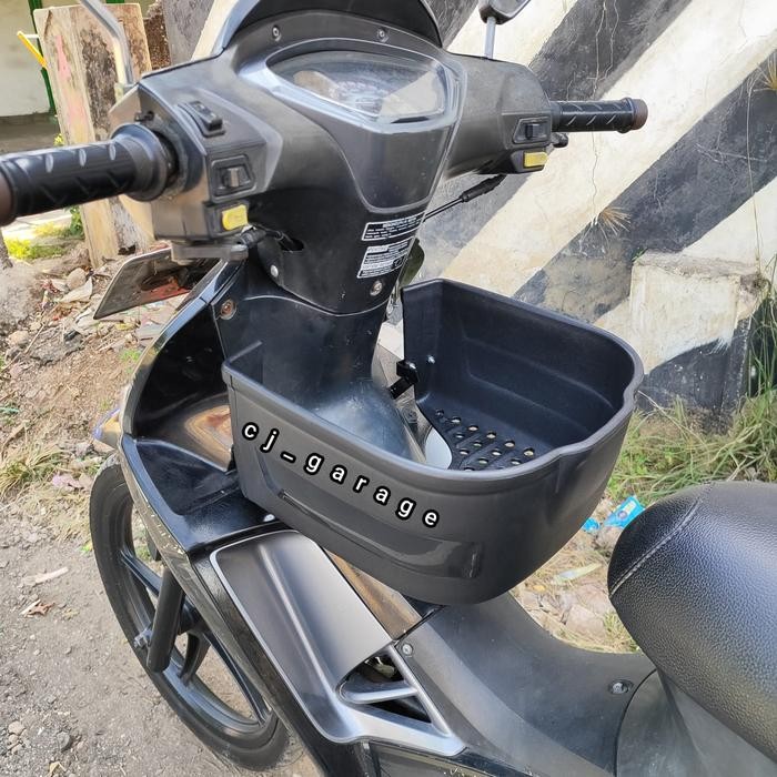 Keranjang Honda Supra x 125 DD R FULLSET Keranjang Bagasi Tengah Supra X 125 R PLASTIK Dobel Disk