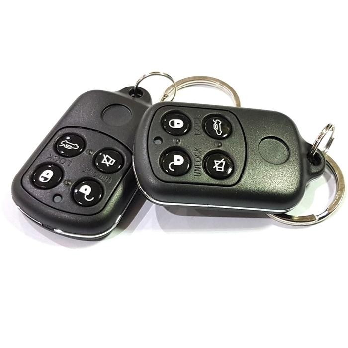 Alarm Remot Kunci / Alarm Mobil Model Remot 4 Tombol Silicon