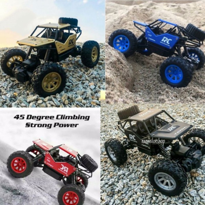 Mainan Mobil Remot Rc Jeep Alloy Metal 127 Mhz Mobil Remote Control Off Road Die Cast Jip