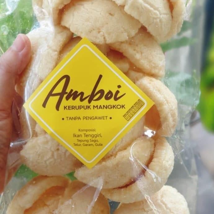 

Kerupuk Mangkok Ikan Tenggiri Merk Amboi Super Enak Dijamin Nagih New