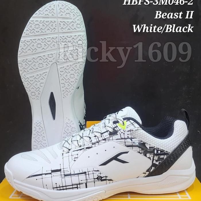 SEPATU BADMINTON HUNDRED BEAST II / SEPATU HUNDRED BEAST 2 - ORIGINAL