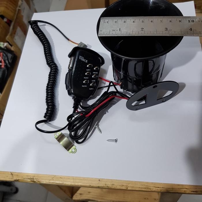 Langsung Gas. Sirine Patwal 6 Suara Mic Bisa Stell Volume Suara