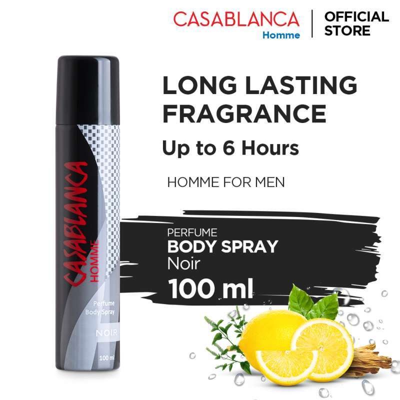 Casablanca Body Spray Noir (Black, 100ml)