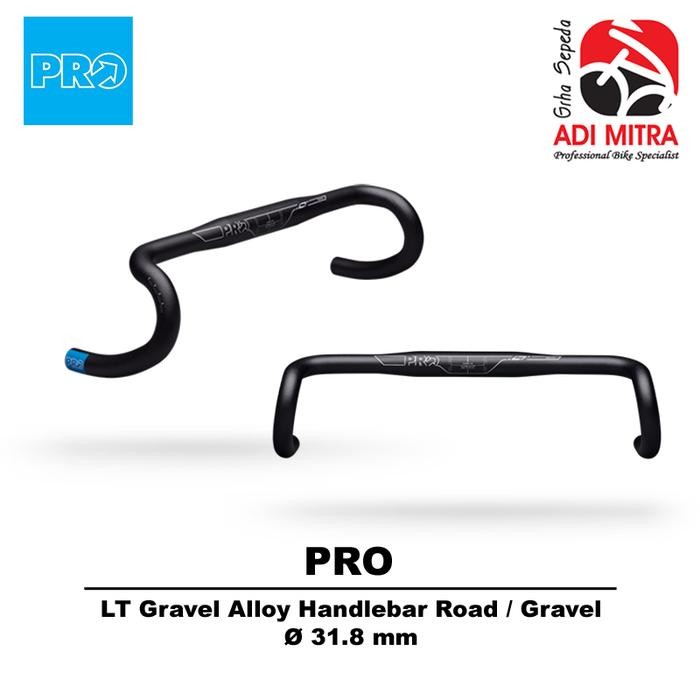 PRO LT Gravel Alloy Handlebar Road Gravel Stang Sepeda Balap Drop Bar