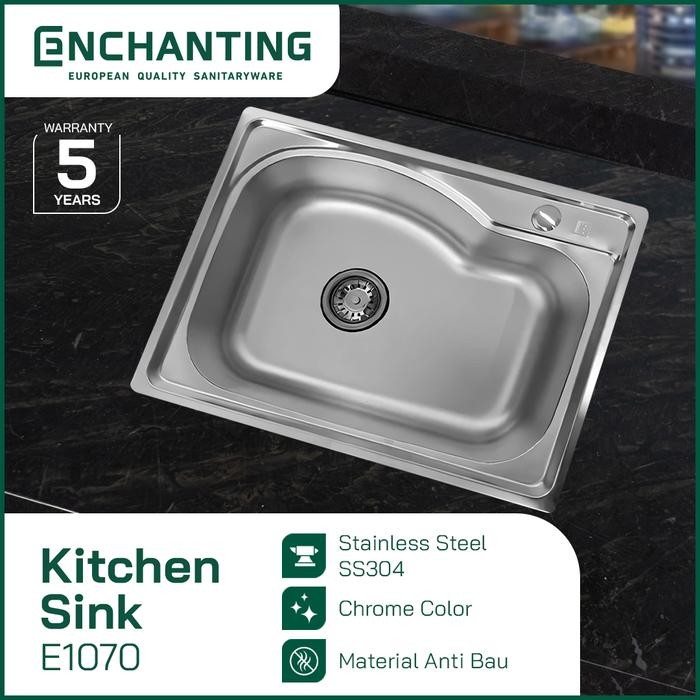 Kitchen Sink Dapur/ Bak Cuci Piring Europe Enchanting E1070