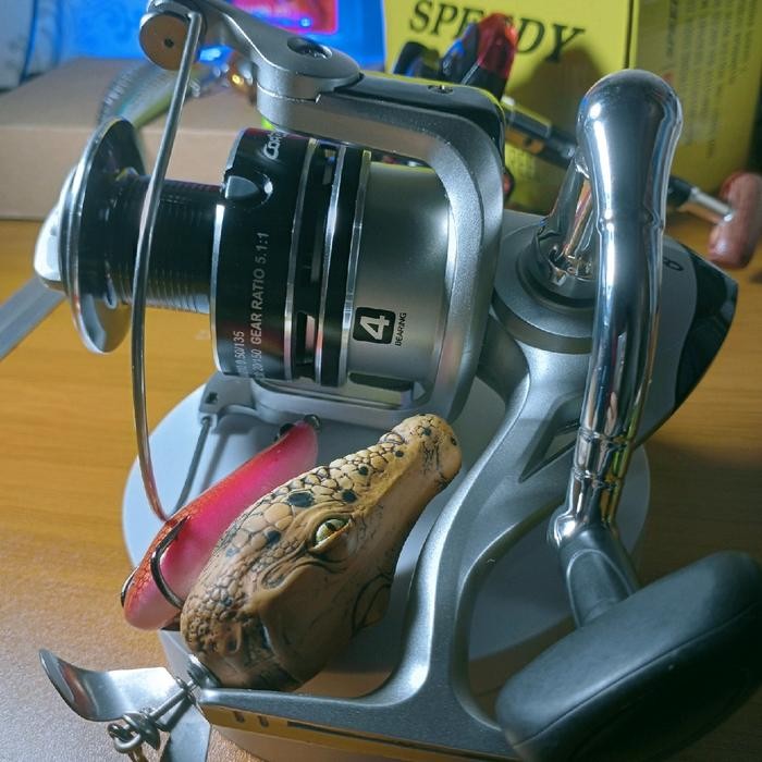 Galma satu set joran rell pancing Cordial ukuran 6 Ikan Laut sudah termasuk joran satu set