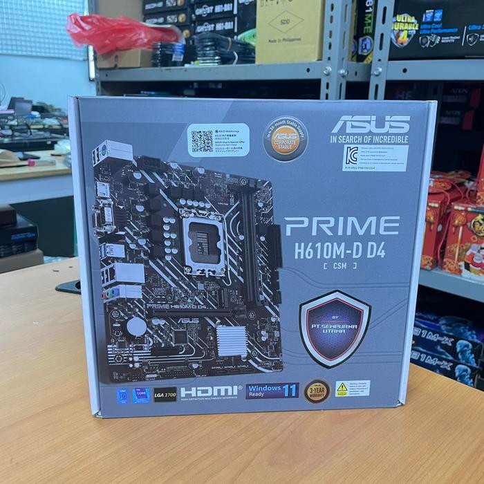 MOTHERBOARD ASUS H610M-D LGA 1700