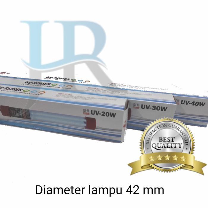 Lampu uv germicidal penjernih air kolam aquarium Yamano 20 30 40 watt