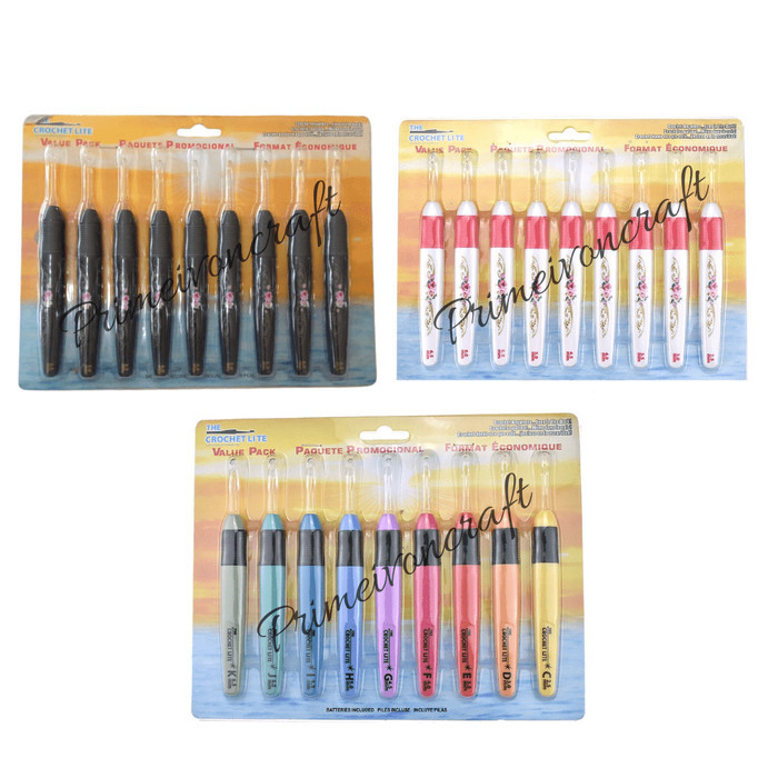 

HAKPEN/CROCHET HOOK LAMPU 9PCS/SET