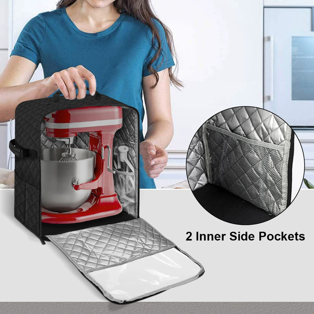 14*9.2*14.7in Stand Mixer Cover Mixer Dust Cover Fits 6 Quart Mixer Fits 7 Quart Mixer Fits 8 Quart 