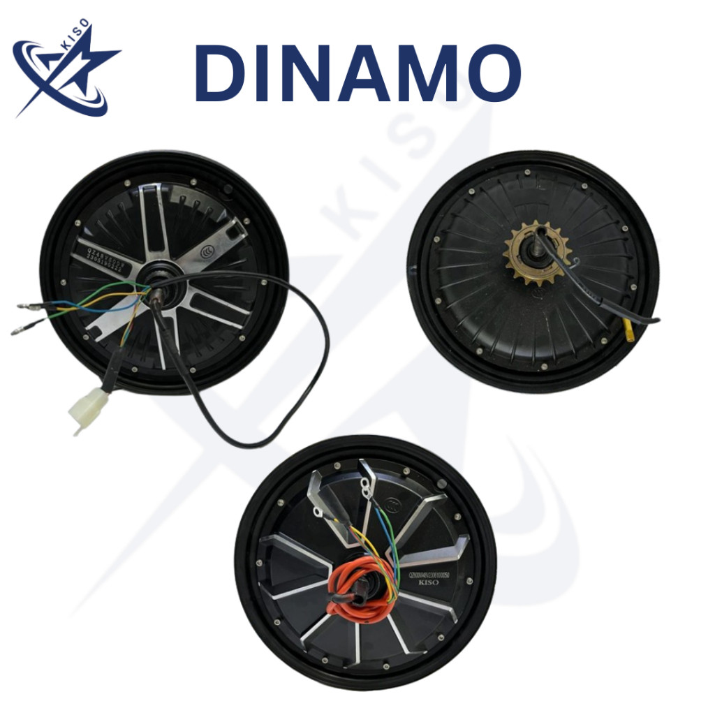 S - end KISO Dinamo BLDC 500W 600W 1000W Roda Belakang Sepeda Listrik Skuter Listrik Motor Listrik