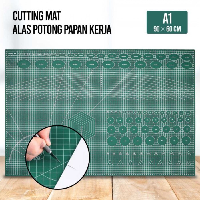

WORKING PAD CUTTING MAT ALAS POTONG PAPAN KERJA A1 90 X 60 CM