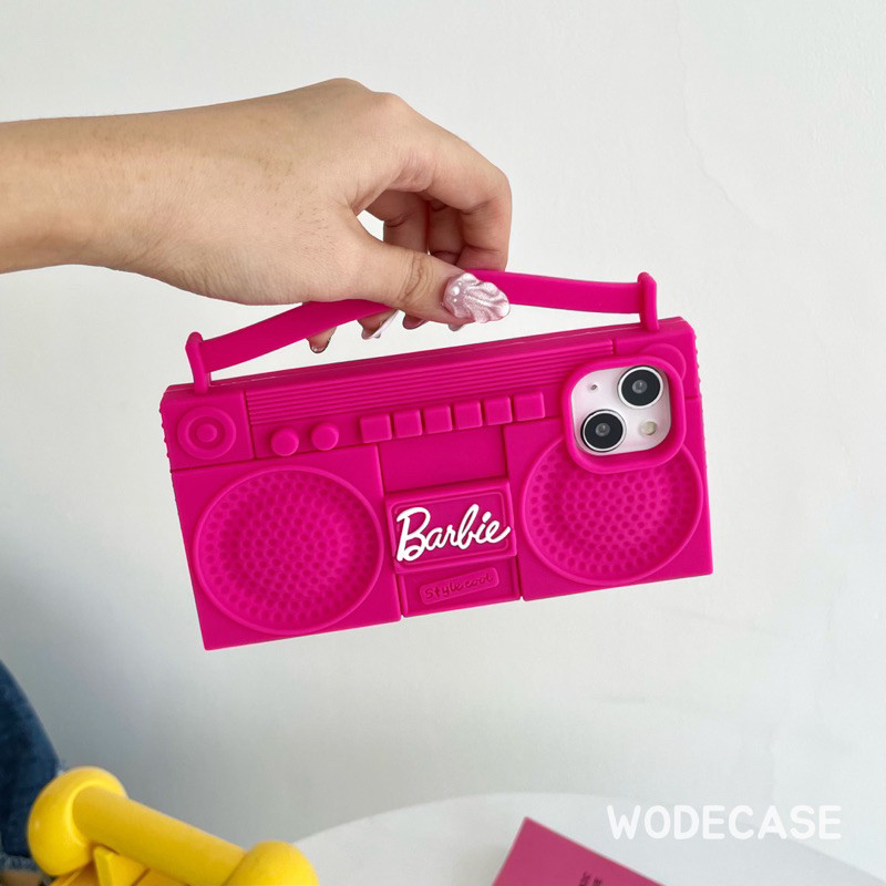 Mex - WODECASE Barbie Stereo Silicone Case for Iphone 11-14 Pro Max