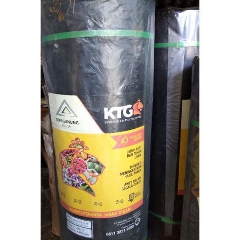 MULSA PLASTIK HITAM PERAK 120 CM MEREK KTG 17 KG