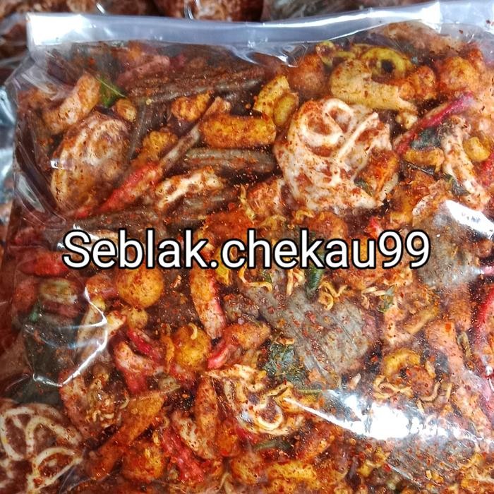 

1kg seblak mix campur extra pedas daun jeruk Cemilan Kering lezat Snacks enak Kerupuk Food