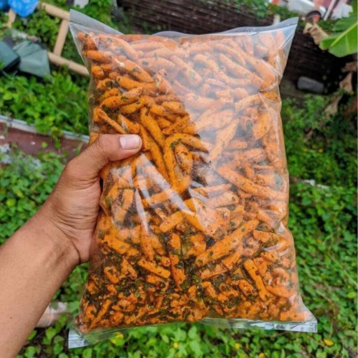 

Bastik 1Kg / 1 Kg Basreng Pedas Daun Jeruk Bumbu Melimpah Cemilan Nyonya Kriuk Food Snacks Makanan