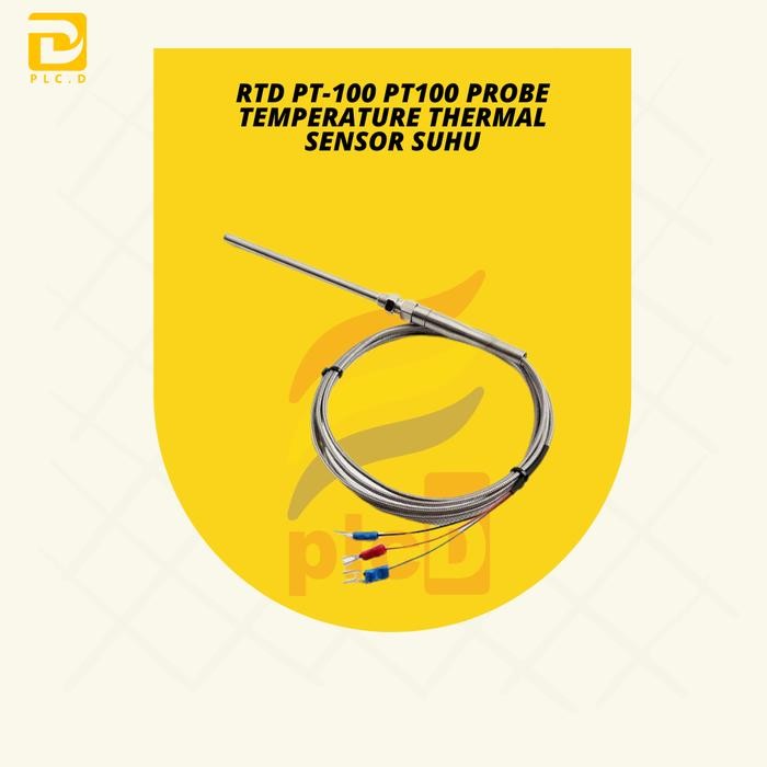 Rtd Pt-100 Pt100 Probe Temperature Thermal Sensor Suhu