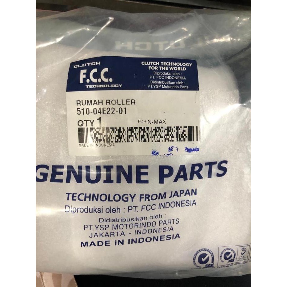 Rumah Roller 2Dp Nmax Merk Fcc-Genuine Parts