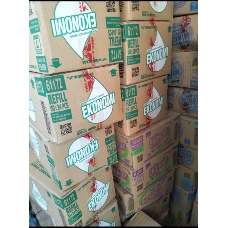 Sabun Cuci Piring Ekonomi Cair Kemasan 3500 Karton Isi 24 Biji