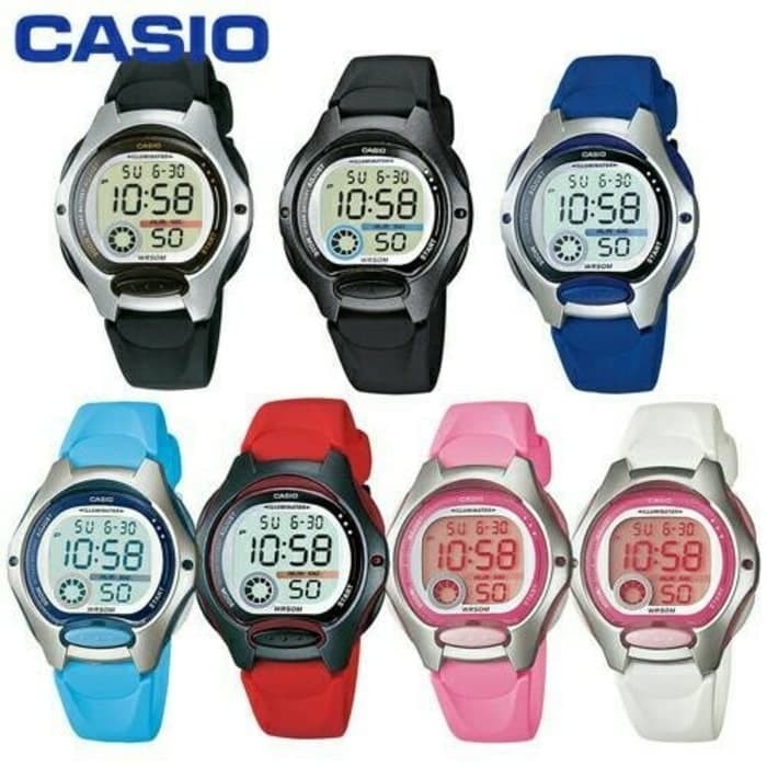 Original 100% CASIO LW-200-1AVDF - Jam Tangan Anak / Wanita Digital LW200 LW-200-1A Garansi Resmi