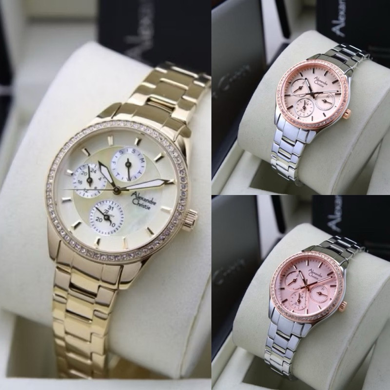NEW Jam Tangan Wanita Alexandre Christie 2A66 AC2A66 / 2A89 AC2A89 (ORIGINAL)
