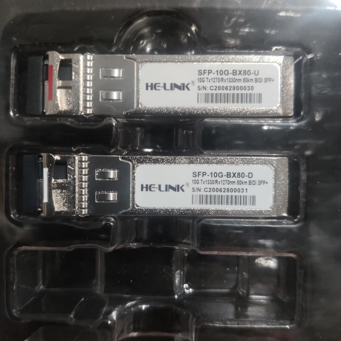 Terhemat He-Link Sfp+ 10G Bidi 80Km Singlecore Lc Sfp-10G-Bd-Sm-80Km 1270 1330