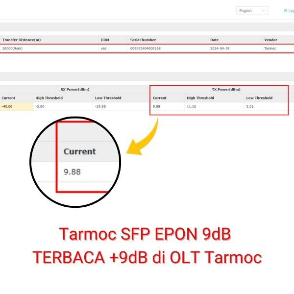 Gercep Tarmoc Sfp Epon Olt 9Db Px20+++ Epon Sfp 9Db Sc Sfp Epon 9Db Sc