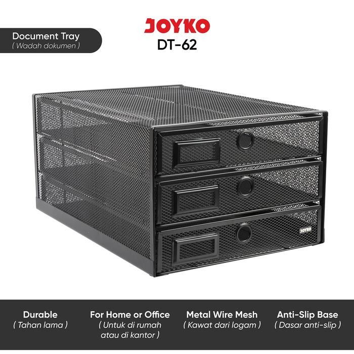

Joyko Document Tray 3 Tier / Rak Kertas Dokumen 3 Susun Wadah Dokumen Meja Dt-62