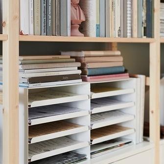 

Rak Tempat File Surat Kertas Laci Susun Atas Meja